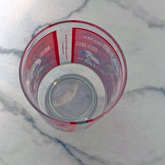 Vintage Peanuts drinking glass, Charlie Brown, Snoopy, Linus, Lucy - Picture 4 of 5